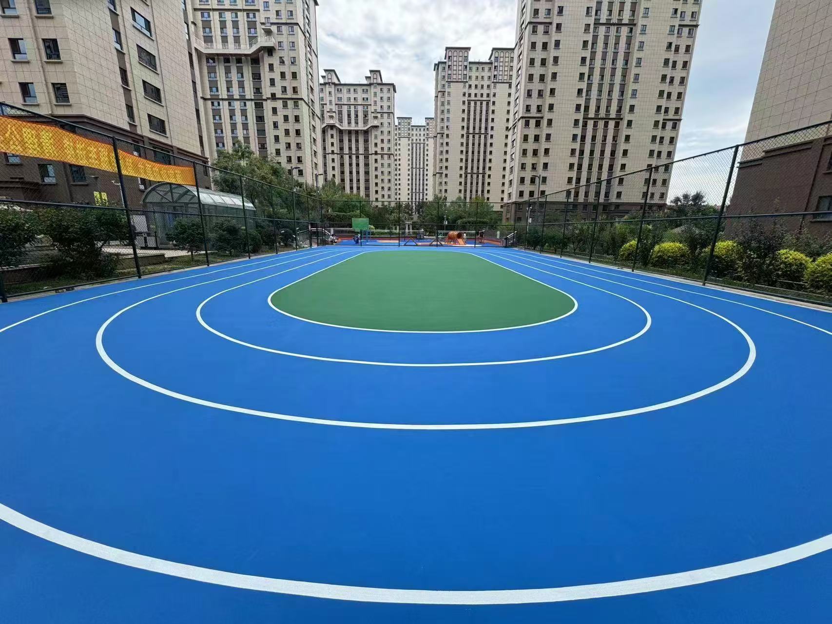 鹤岗市学校塑胶跑道塑胶跑道施工 - 厂家